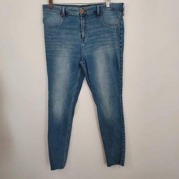 Abercrombie & Fitch Simone Hi Rise Jean Leggings Size 33 - Picture 9 of 9